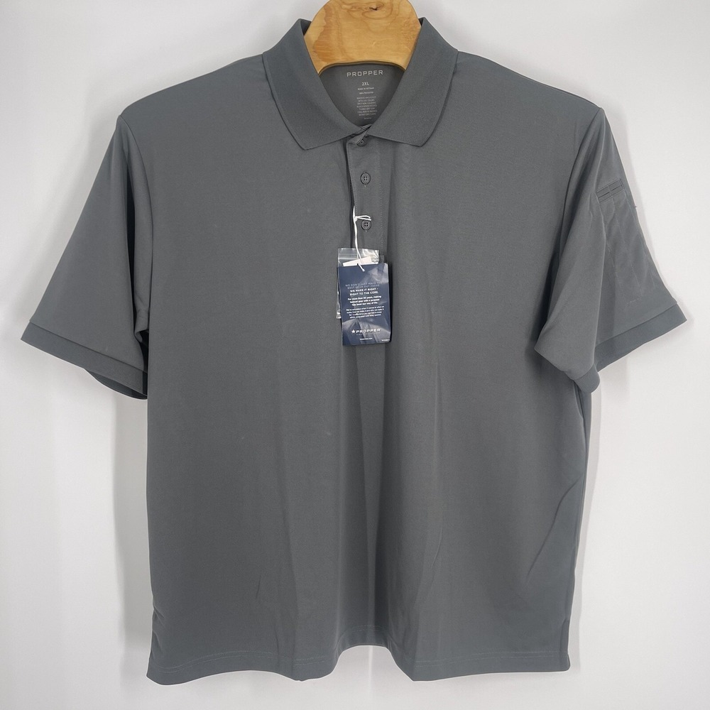 Propper Mens Snag-Free Tactical Polo Shirt Charcoal Grey 2XL F5341-0L-018